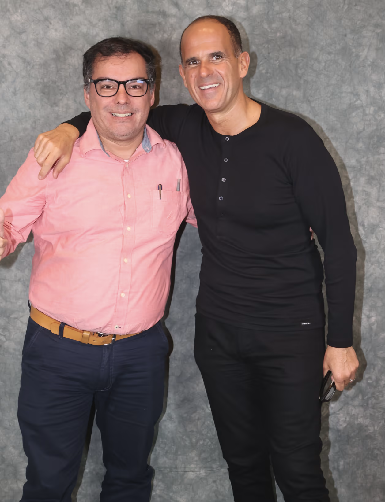 Coach Leonardo Ramirez with Marcus Lemonis